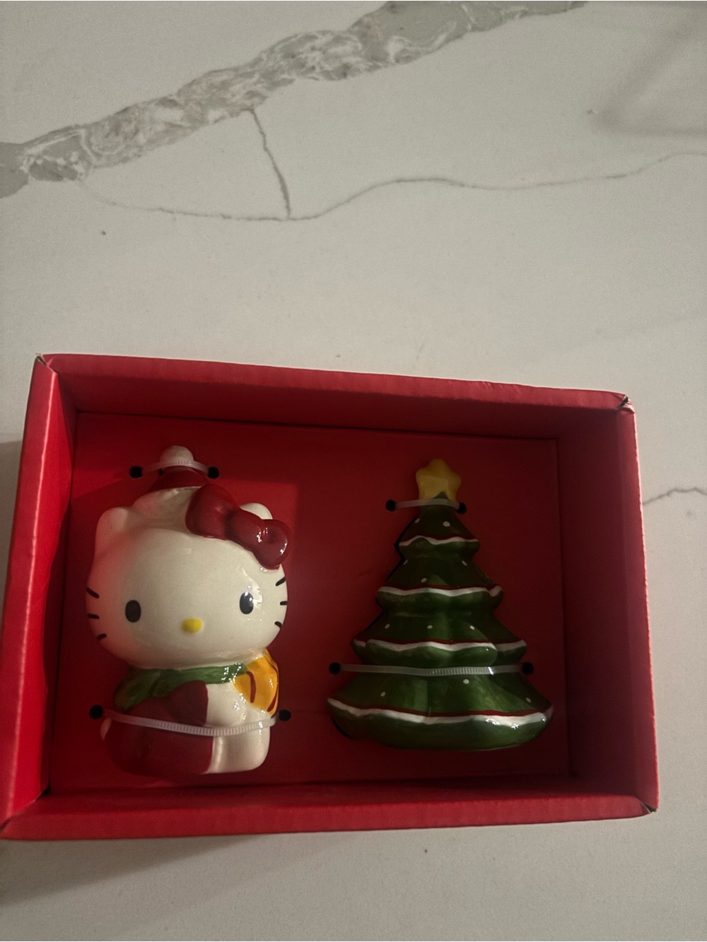 Hello Kitty Holiday salt and pepper shakers